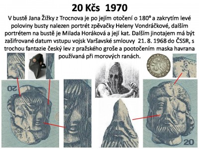 Vondráčková, Horáková a její kat, český lev z PG, morová maska